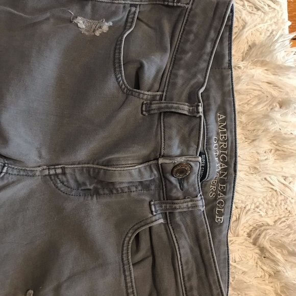 AE blue/grey jeggings - Picture 4 of 5